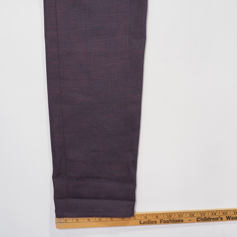 Slim Men's Jeans in Dark Charcoal with Red Selvedge Detail - Picture 9 of 16